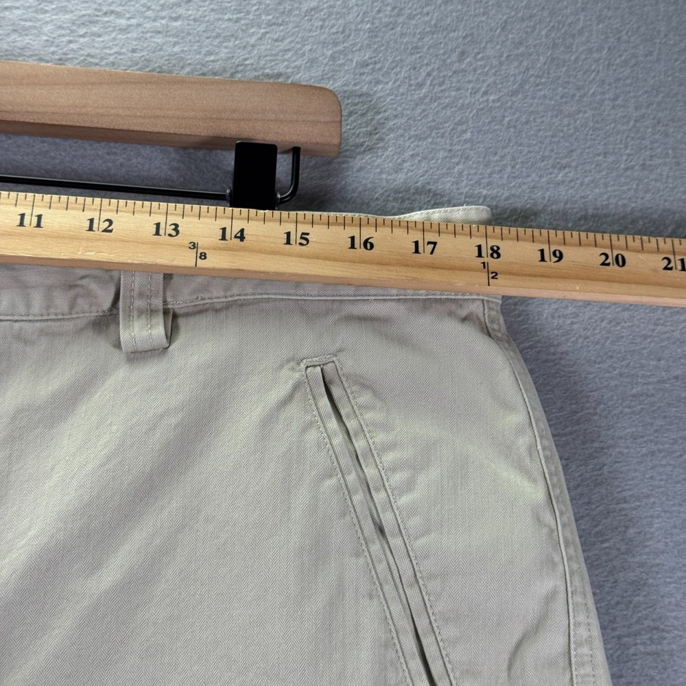 Vintage Gap Cargo Pants Men 36x30 Beige Straight Wide Leg Heavyweight Trendy 90s - Picture 6 of 15